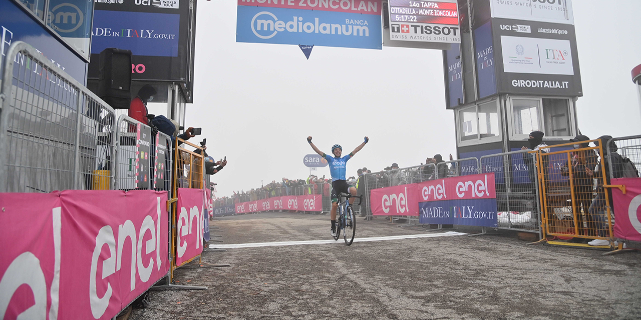 Lorenzo Fortunato vince la tappa 14 del Giro d’Italia, Bernal ancora in Maglia Rosa