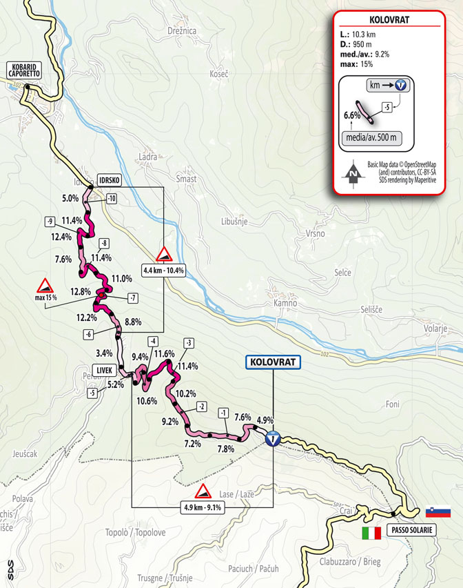 Kolovrat Tappa 19 Stage 19 Giro d'Italia 2022