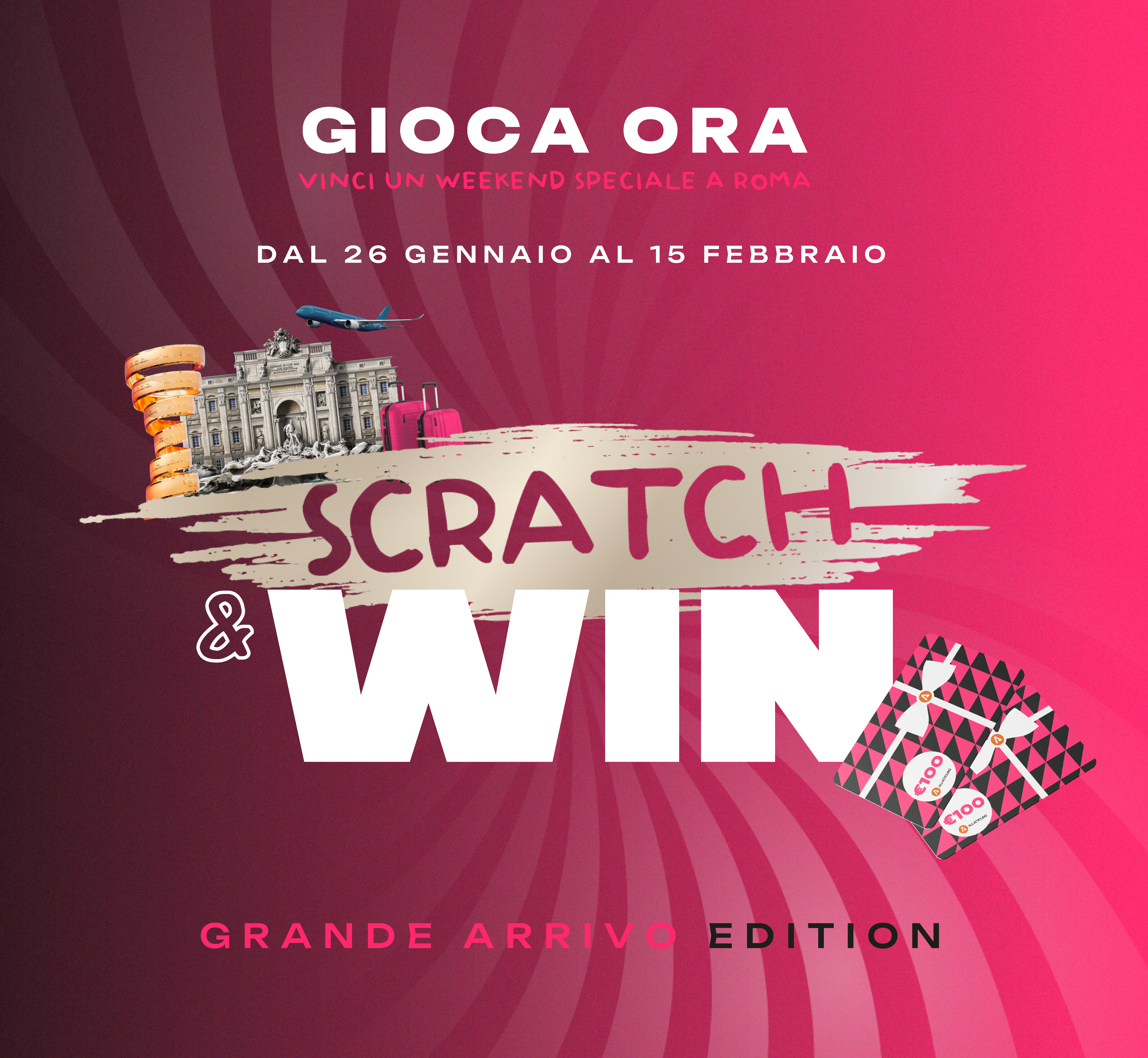 Vinci il Grande Arrivo del Giro d'Italia 2026