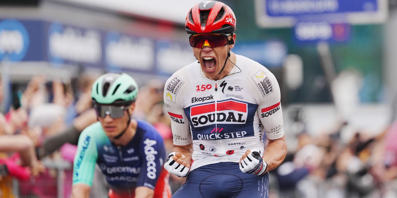 Paul Magnier wins in Burgas: the first Maglia Rosa belongs to France | Giro  d'Italia 2026