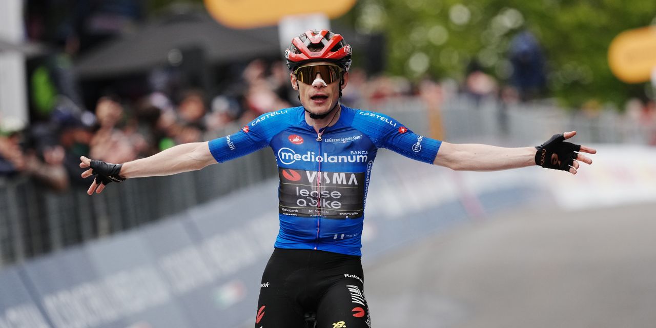 50 shades of Vingegaard: the Dane takes second stage win at Giro 2026 | Giro d'Italia 2026